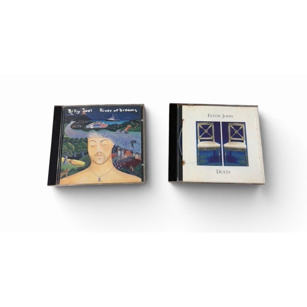 Billy Joel River of Dreams and Elton John Duets  CD Lot Bundle
